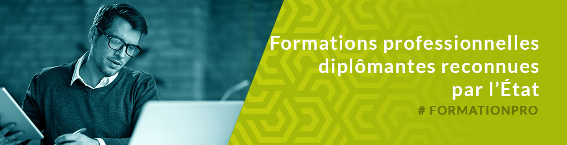 Formation Pro, Formations professionnelles diplômantes reconnues par l’État