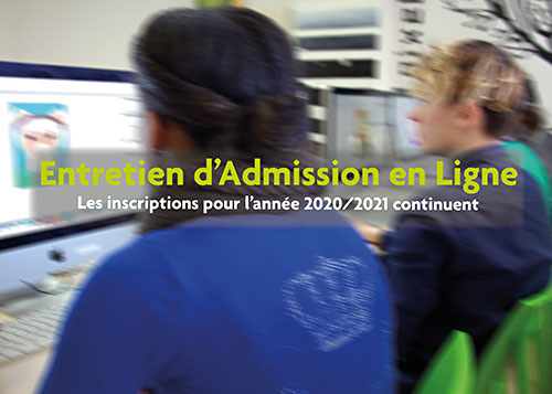 Les inscriptions pour l’année 2020/2021 continuent